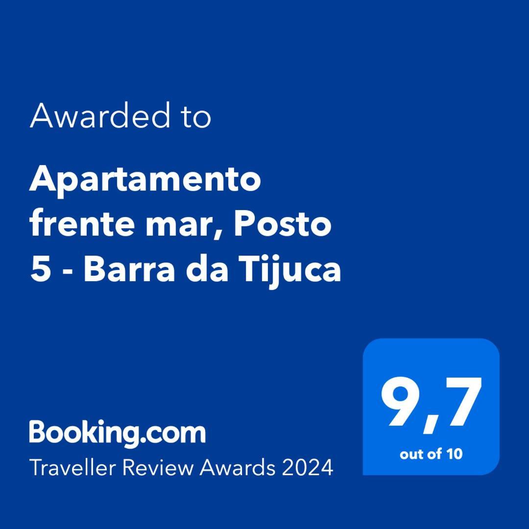 Apartamento Frente Mar, Posto 5 - Barra Da Tijuca 里约热内卢 外观 照片